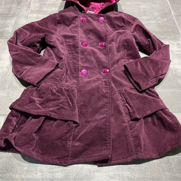 Gymboree Ruffle Hooded Jacket - Picture 3 of 8